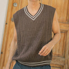 Men's Cable Knit V-Neck Vest | Casual Style | Soft Fabric | Versatile Layering | Multiple Colors | Comfortable Fit