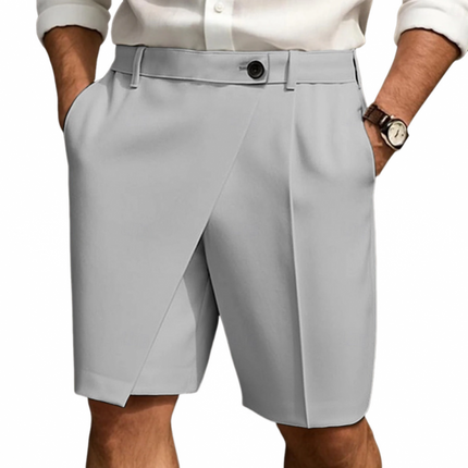 Men's Cotton Blend Breathable Irregular Design Shorts | Stylish & Comfortable | Casual & Smart-Casual Wear | Premium Fabric | Versatile Style | Functional Pockets | Easy Care | Fashionable Summer Essential
