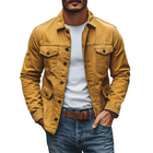 Men's Work Jacket | Premium Washed Cotton | Casual Single Breasted Lapel | Multi-Pocket Functionality | Slim Fit Tailoring | Durable & Comfortable Outerwear | Available in Multiple Colors & Sizes