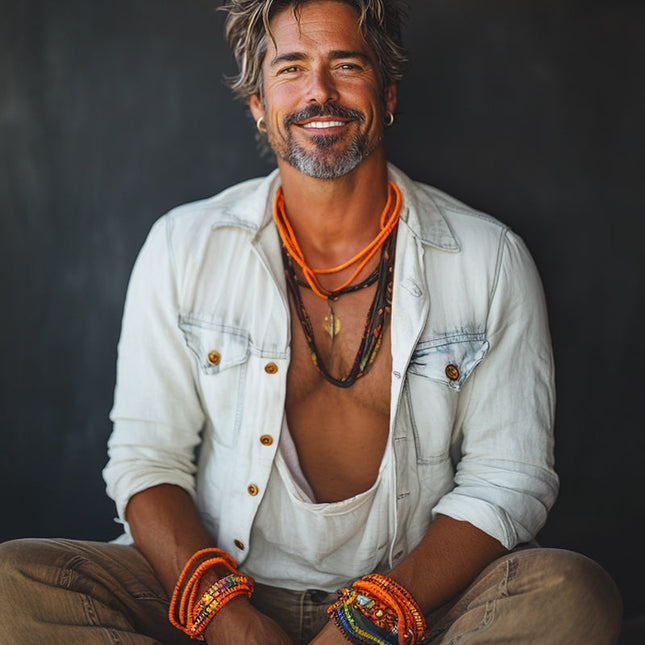 Men's Rugged Style Vintage Washed Denim Shirt | Long Sleeve | Classic Point Collar | Regular Fit Casual | Button-Down with Chest Pockets | Effortlessly Cool | Durable & Comfortable | Timeless Design