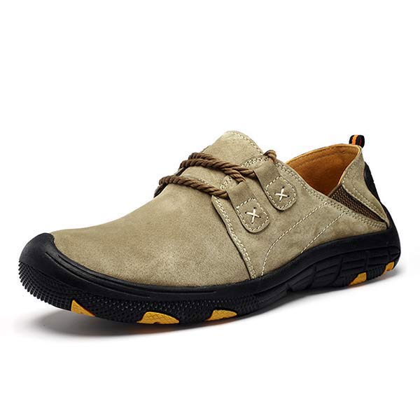Men's Outdoor Trail Hiking Shoes | Comfortable Casual Footwear | Matte Finish | Easy Twin Gore Entry | Flexible Rubber Sole | Collapsible Heel Pad
