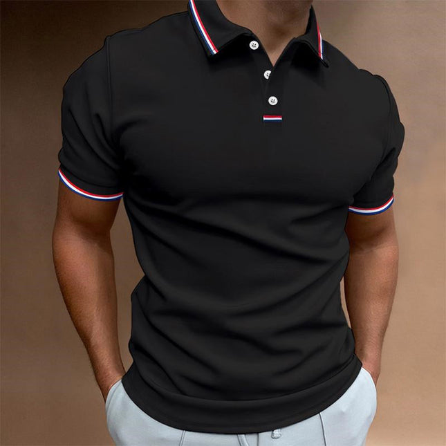 Men's Slim Fit Polo Shirt | Cotton | Short Sleeve | Classic Collar | Comfortable Casual Wear | Tailored Fit | Breathable Fabric | Versatile Style | Multiple Colors | Sophisticated Look | Premium Quality