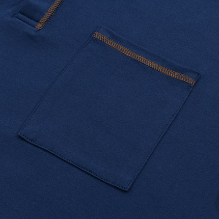 Men's Colorblock Henley Collar T-Shirt | Cotton | Short Sleeve | Casual Wear | Breathable Fabric | Stylish Design