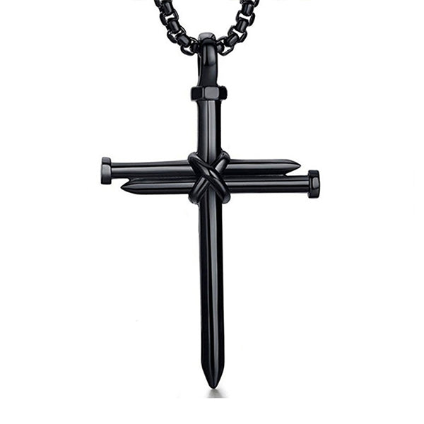 Vintage Christian Cross Pendant Necklace | Religious Jewelry | Christian Faith Necklace | Timeless Gift for Believers | Elegant Religious Pendant | Statement Jewelry for Women and Men