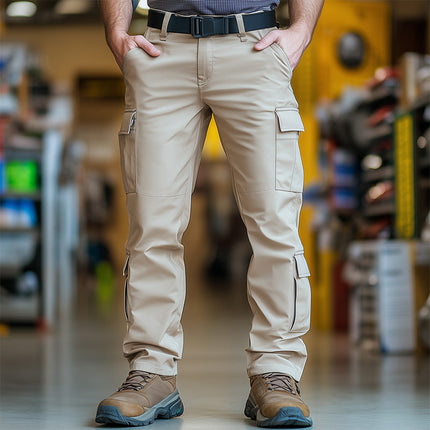 Men's Lightweight Breathable Blend Sports Cargo Pants | Summer Casual Style | Durable with Multiple Pockets | Ideal for Warm Weather | Comfortable for Outdoor Activities