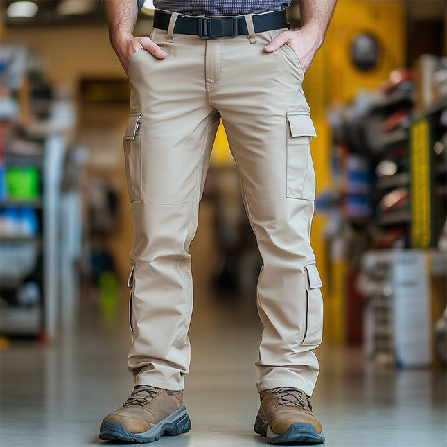 Men's Lightweight Breathable Blend Sports Cargo Pants | Summer Casual Style | Durable with Multiple Pockets | Ideal for Warm Weather | Comfortable for Outdoor Activities