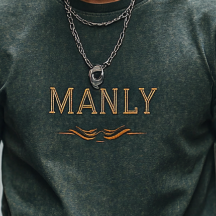 Men's Slim Fit T-Shirt | Comfortable Cotton | Letter Embroidery | Round Neck | Short Sleeve | Stylish Casual Wear