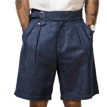 Men's Suit Shorts | Solid Color | Straight Leg | Mid Waist | Breathable Fabric | Elegant Style | Smart Casual or Formal | Multiple Sizes