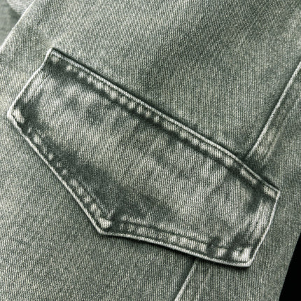 Men's Classic Distressed Denim Jacket | Vintage Style | Faded Wash | Frayed Edges | Cotton Denim | Regular Fit | Turndown Collar | Button Chest Pockets | Side Hand Pockets | Casual Wardrobe Essential