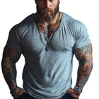 Men's V-Neck T-Shirt | Cotton Blend | Short Sleeve | Casual & Semi-Casual Wear | Soft & Breathable Fabric | Comfortable & Relaxed Fit | Durable Stitching | Multiple Colors | Classic Wardrobe Essential