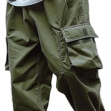 Men's Outdoor Casual Multi-Pocket Cotton Cargo Pants | Breathable Durable Fabric | Relaxed Fit | Multi-Pocket Design | Versatile Styling | Reinforced Stitching | Easy Care | Various Sizes | Comfort for Adventure