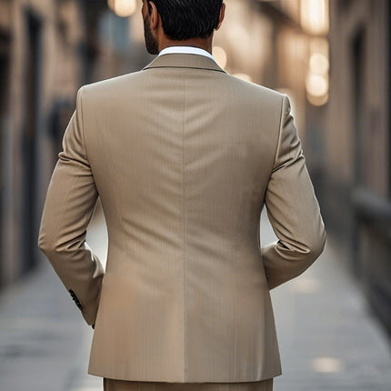 Men's Slim Fit Blazer | Breathable Cotton | Notched Lapel | Single Breasted | Versatile Style | Functional Pockets | Easy Care | Casual & Professional Wear | Lightweight Outerwear