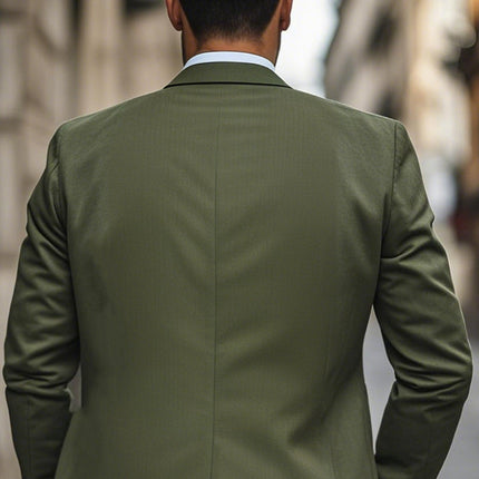 Men's Slim Fit Blazer | Premium Washed Cotton | Casual Single Breasted | Notched Lapel | Lightweight Durable Fabric | Ideal for Spring Summer | Versatile Styling | Breathable Comfort | Modern Tailored Jacket