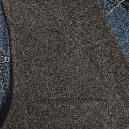 Men's Retro Wool Vest | Soft Woolen Fabric | V Neck | Sleeveless | Metal Button Placket | Chest & Waist Pockets | Fully Lined | Hand Wash or Dry Clean | Casual Loose Fit | Crafted Design
