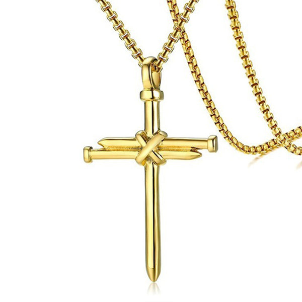 Vintage Christian Cross Pendant Necklace | Religious Jewelry | Christian Faith Necklace | Timeless Gift for Believers | Elegant Religious Pendant | Statement Jewelry for Women and Men