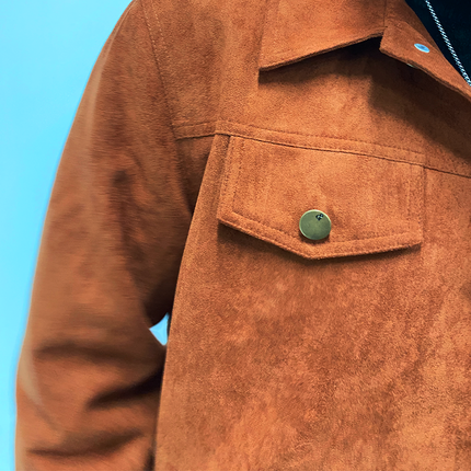 Men's Suede Jacket | Classic Multi-Pocket Design | Slim Fit | Casual Outerwear | Premium Suede Fabric | Versatile Layering | High-Quality Jackets for Men | Stylish & Practical Men's Coats