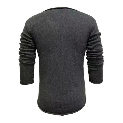 Men's Slim Fit Knitted Sweater | V Neck | Long Sleeve | Lightweight & Breathable | Casual & Semi-Formal | Versatile Layering | Premium Fabric | Ribbed Cuffs | Easy Care | Multiple Colors & Sizes Available