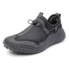 Men's All-Terrain Mesh Slip-On Hiking Sneakers | Lightweight & Breathable | Bungee Cord Closure | Flexible Non-Slip Sole | Versatile for Water & Track Activities