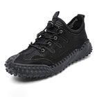 Men's All-Terrain Slip-On Hiking Sneakers | Leather & Mesh Panels | Adjustable Fit | Quick Entry | Non-Slip Sole