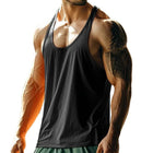 Men's Retro Style Solid Color Tank Top | Round Neck | Sleeveless Casual Sportswear | Breathable Cotton Blend | Sizes S-3XL | Perfect for Gym, Outdoor Activities, and Everyday Wear