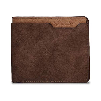 Vintage Leather Slim Wallet | High Quality Leather | Soft Touch | Contrasting Color | Quick Access Card Slots | Compact Design