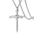 Vintage Christian Cross Pendant Necklace | Religious Jewelry | Christian Faith Necklace | Timeless Gift for Believers | Elegant Religious Pendant | Statement Jewelry for Women and Men