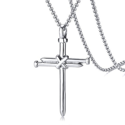 Vintage Christian Cross Pendant Necklace | Religious Jewelry | Christian Faith Necklace | Timeless Gift for Believers | Elegant Religious Pendant | Statement Jewelry for Women and Men