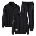 Men's Three-piece Set | Outdoor Sweatshirt Hoodie | Casual Pants | Long Sleeve | Drawstring Collar | Soft Breathable Fabric | Versatile Colors | Regular Fit | Comfortable Activewear