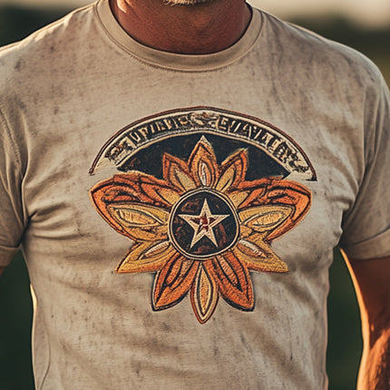 Men's Summer Retro T-Shirt | Crew Neck | Vintage Prints | Short Sleeve | Soft Breathable Cotton Blend | Variety of '70s & '80s Inspired Designs | Casual Wear | Sizes S-3XL | Comfortable & Stylish