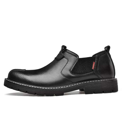 Men's All-Weather Chelsea Boots | Suede Upper | Slip-Resistant Rubber Outsole | Versatile Rugged Style | Elastic Gore with Pull Tabs | Durable Casual Footwear