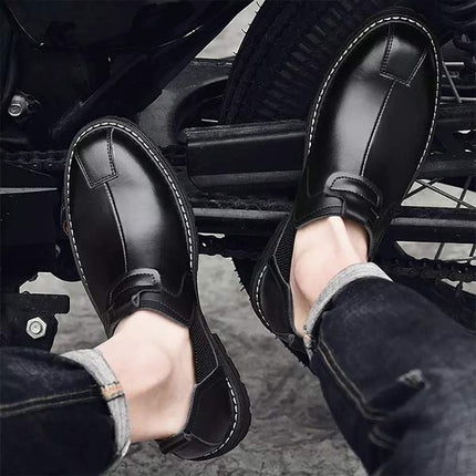 Men's All-Weather Chelsea Boots | Suede Upper | Slip-Resistant Rubber Outsole | Versatile Rugged Style | Elastic Gore with Pull Tabs | Durable Casual Footwear
