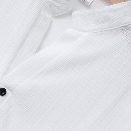 Men's Short Sleeve Solid Color T-Shirt | Casual Pullover with Button Detail | Comfortable Cotton Blend | Modern Fit | Versatile Wardrobe Essential | Stylish Neckline | Ideal for Warm Weather | MTA0625E4X