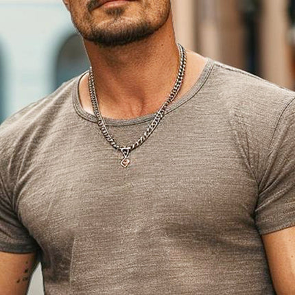 Men's Round Neck T-shirt | Casual Short Sleeve | Soft Breathable Cotton Blend | Lightweight Moisture-Wicking | Classic Fit | Versatile Timeless Design | Durable Reinforced Stitching | Easy Care Machine Washable