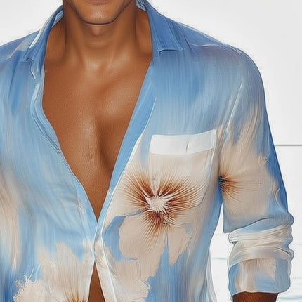 Men's Hawaiian Shirt | Lightweight & Comfortable | Tropical Print | Summer Wardrobe Essential | Short Sleeve | Breathable Fabric | Casual Beachwear | Vibrant Island Style | Perfect for Hot Weather