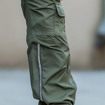 Men's Cargo Sports Pants | Summer Fashion | Slim Fit | Breathable Fabric | Multiple Pockets | Casual & Active Wear