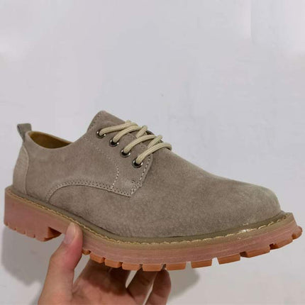 Men's Strappy Oxford Shoes | Round Toe | Casual Style | Soft Fabric | Lightweight Design | Cushioned Comfort | Matte Finish | Leather Lined | Breathable | Durable Rubber Sole