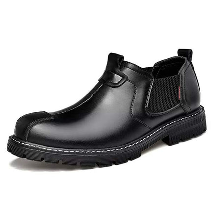 Men's All-Weather Chelsea Boots | Suede Upper | Slip-Resistant Rubber Outsole | Versatile Rugged Style | Elastic Gore with Pull Tabs | Durable Casual Footwear