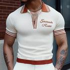 Men's Slim Fit Polo Neck T-Shirt | Summer Fashion | Cotton Elastane Blend | Casual & Semi-formal Wear | Breathable & Lightweight | Sizes S-3XL | Versatile Modern Style