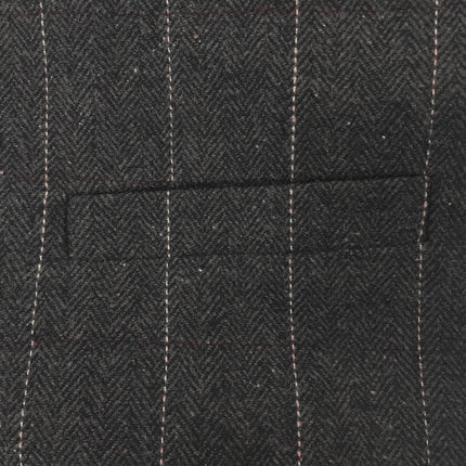Men's Woolen Plaid Suit Vest | Groomsmen Vintage Check | Lapel Collar | Single-Breasted | Soft Fabric | Casual Outerwear | Sleeveless