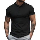 Men's Classic Slim Fit Polo Shirt | Lapel Collar | Short Sleeve | Soft Cotton Blend | Breathable & Lightweight | Multiple Colors & Sizes | Stylish & Comfortable