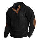 Men's Outdoor Stand Collar Long Sleeve Sweatshirt | Casual Wear | Breathable Fabric | Durable Corduroy | Relaxed Fit | Versatile Style | High-Quality Comfort