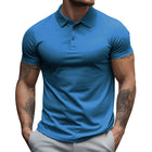 Men's Classic Slim Fit Polo Shirt | Lapel Collar | Short Sleeve | Soft Cotton Blend | Breathable & Lightweight | Multiple Colors & Sizes | Stylish & Comfortable