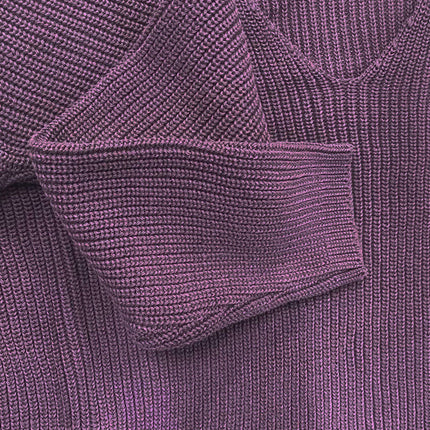 Men's V-Neck Solid Color Knit Pullover Sweater | Casual Loose Fit Knitwear | Soft Cotton Blend | Versatile Layering | Ribbed Cuffs & Hem | Machine Washable | Classic Style for Everyday Comfort | Available in Multiple Colors & Sizes