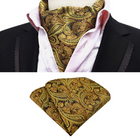 Men's British Style Neck Scarf | Luxury Jacquard Fabric | Elegant Classic Patterns | Versatile Styling Options | Warm & Comfortable | Easy Care | Perfect for Formal & Casual Outfits | Timeless Men's Accessory