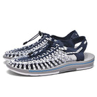 Men's Handwoven Beach Sandals | Comfortable | Lightweight | Breathable | Casual Summer Footwear | Slip-On Design | Versatile Style | Durable Materials | Ideal for Beach or Pool