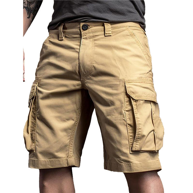 Men's Cargo Shorts | Outdoor Multi-Pocket Design | Durable Fabric for Hiking & Casual Wear | Comfortable Fit | Versatile Style for Adventures | Essential Storage