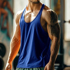 Men's Retro Style Solid Color Tank Top | Round Neck | Sleeveless Casual Sportswear | Breathable Cotton Blend | Sizes S-3XL | Perfect for Gym, Outdoor Activities, and Everyday Wear