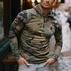 Men's Camouflage Hoodie | Outdoor Activewear Jacket | Soft Breathable Fabric | Adjustable Drawstring Hood | Ribbed Cuffs | Versatile for Hiking Camping | Available S-3XL