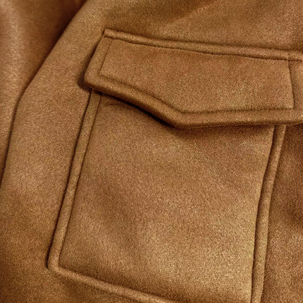 Vintage Men's Winter Lambswool Coat | Warm Lapel | Multi-Pocket Outerwear | Thick Insulated Design | Timeless Style | Hypoallergenic & Breathable | Elegant Lapel Collar | Versatile Colors | Sizes Available