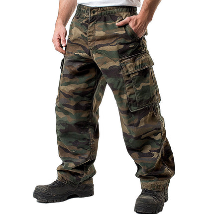 Men's Camouflage Cargo Pants | Summer Fashion | Breathable Fabric | Rugged Style | Functional Pockets | Outdoor Casual Wear
